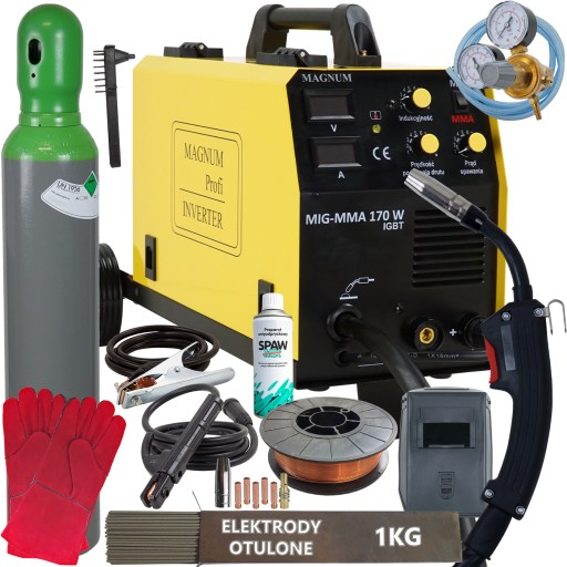 Зварювальний апарат 160 A migomat MIG MAG Magnum 230v комплект