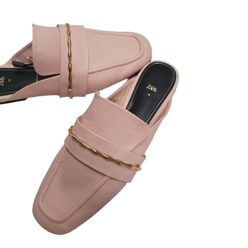 Klapki damskie loafers Zara 38