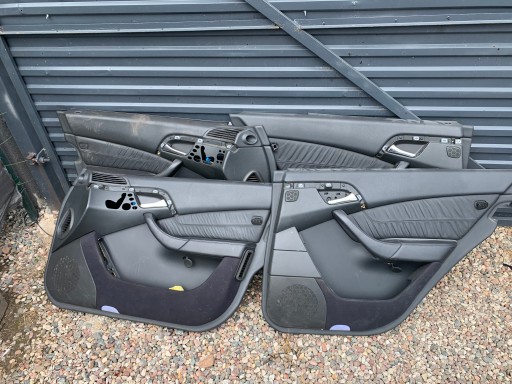 MERCEDES W220 LIFT 02- Sitze Sitz verkleidung Seiten mitte KOMPLET