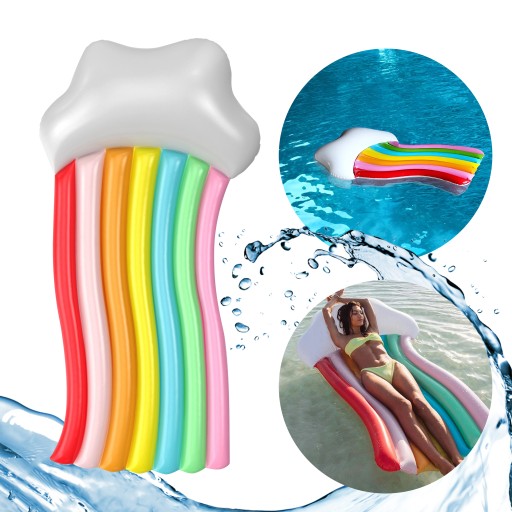 Надувний матрац 115 х 175 см веселка VERGIONIC