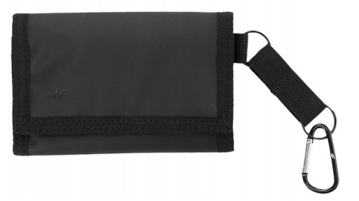 4F чорний гаманець з поліестеру 4FAW22AWALU00220S - продукт унісекс