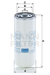 MANN-FILTER LB 962/8 Фільтр, техніка стиснення повітря