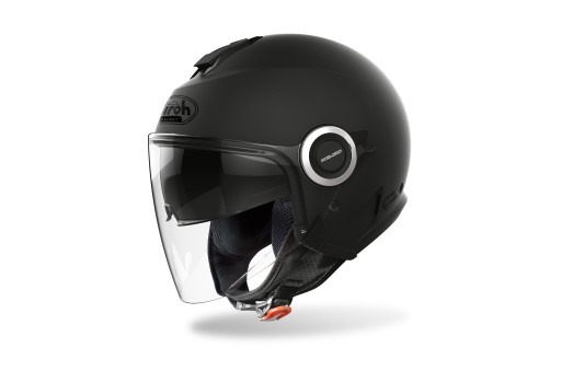 Відкритий шолом з козирком AIROH HELIOS BLACK MATTE S