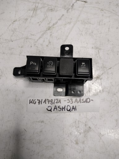 switch trakcji, tempomatu czujnikow of the parking Nissan Qashqai J11