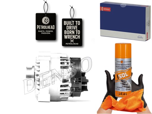 DENDAN631#ECS-PCP+K - Генератор fiat seicento 600 1.1 01.98-01.10 denso #petrolhead pro+ kit4