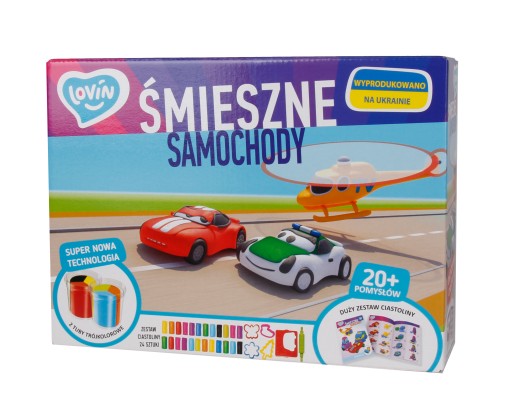 Набір тіста для ліплення справжніх автомобілів