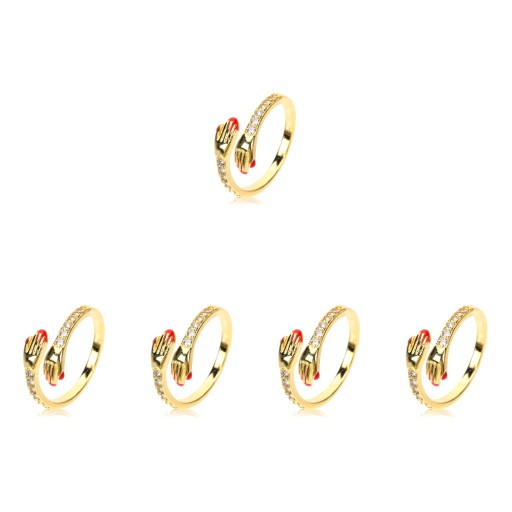 Promise Rings Hug Epoxy 5 шт