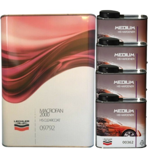 LECHLER MACROFAN 2000 HS ПРОЗРАЧНОЕ ПОКРЫТИЕ 4L + UTW