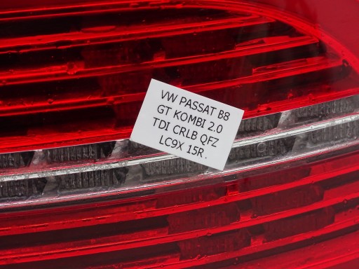light left rear part left rear LED VW PASSAT B8 14- KOMBI VARIANT 3G9945208B