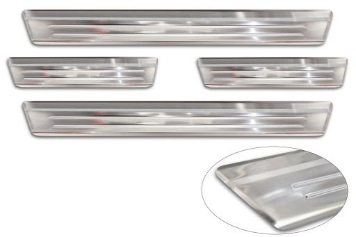 MAZDA CX-30 Накладки на пороги Сталеві накладки на пороги