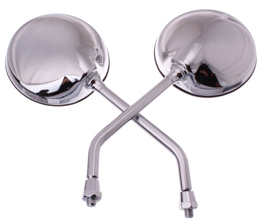 5565354367 - Дзеркала заднього виду CHOPPER HONDA SHADOW овальний метал хром M10