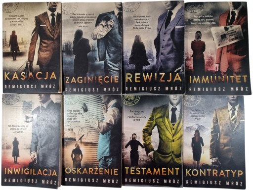 Zdjęcie egzemplarza: Chyłka / zestaw 8 książek / Remigiusz Mróz kryminał