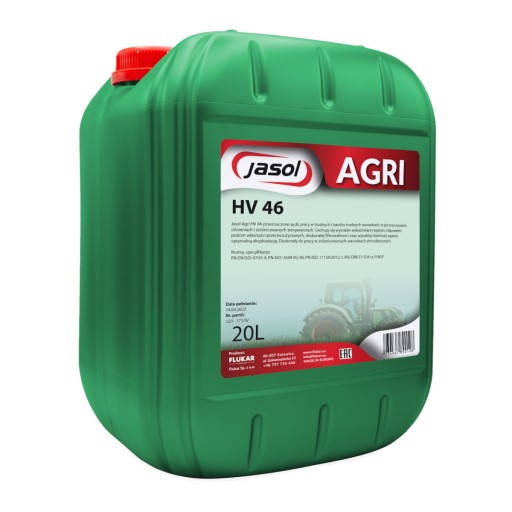 Jasol Agri HV 46 20л Гідравлічна олива