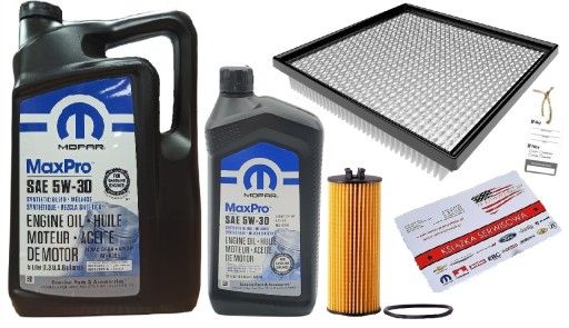 MOPAR 5W30 6L + ФІЛЬТРИ CHRYSLER 200 3.6 2011-2012