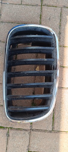 BMW X5 E70 grill kidney grille grid right black 7157688