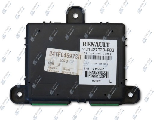 7421427023 P05 - БЛОК УПРАВЛІННЯ ECS ПІДВІСКИ ПОДУШОК RENAULT