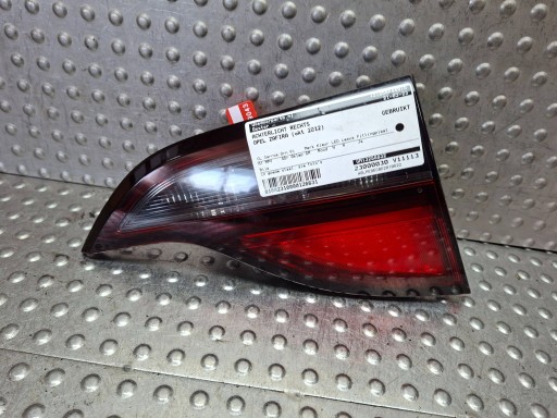 light left rear part to the bonnet 13288832 OPEL ZAFIRA C 2012
