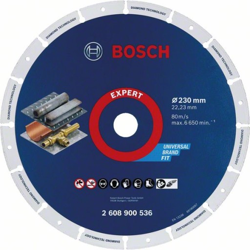 УНИВЕРСАЛЬНЫЙ ДИСК АЛМАЗ-МЕТАЛЛ 230ММ Bosch 2608900536