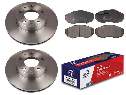 FT31007+FT29107 - НАБОР ПОЛНЫЙ НАБОР ДИСКИ КОЛОДКИ FIAT DUCATO 02-05