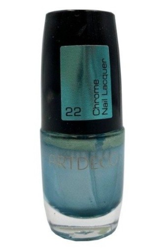 ARTDECO CHROME NAIL LACQUER LAK NA NECHTY 22 METALLIC GREEN 6 ML