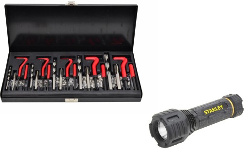 Комплект для ремонту різьби 131ШТ.+ліхтарик