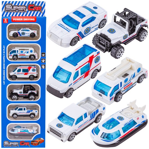 Набір автомобілів METAL RESORS 6 шт