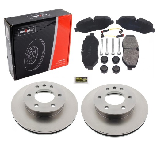 19-1052 - Диски + колодки передній Crafter Sprinter 3t 3,5 t 06-