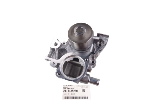 21111AA260 - SUBARU ВОДЯНОЙ НАСОС И ПАТРУБОК НОВЫЙ ОРИГИНАЛЬНЫЙ