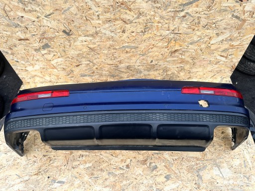 Audi q7 4m0 s-line задний бампер в сборе pdc 4m0807511