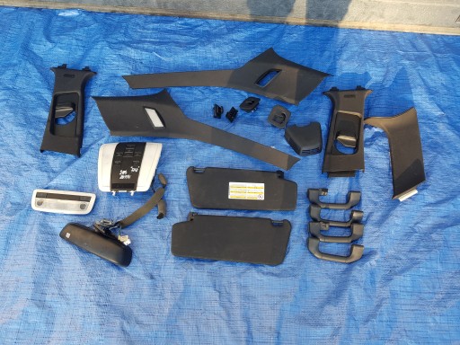 MERCEDES W204 KOMBI AMG nero Interno CIELO INTERNO plastica KOMPLET