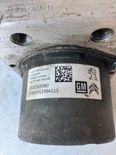 Pompa ABS CITROEN C3 III 1.2 VTI 9830317080