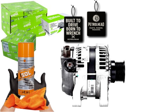 VAL440411#ECS-PCP+K - Генератор valeo 1229259 1704085 1708322 3m5t10300 #petrolhead pro+ kit4