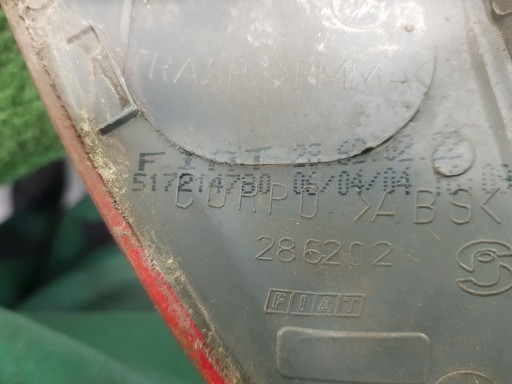 light right rear 3D LIFT FIAT PUNTO 2 FL 517214780
