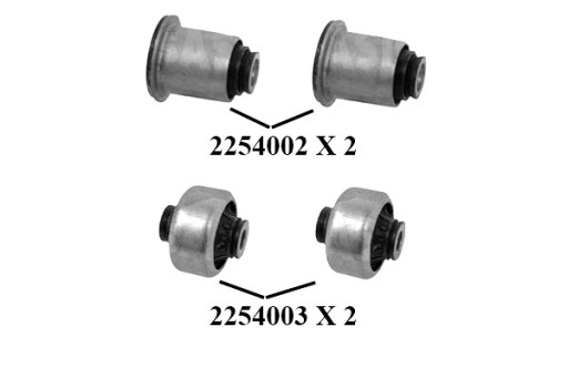 7964001S - SASIC РЕМОНТНИЙ КОМПЛЕКТ ПЕРЕДНЬОГО Л/П MERCEDES CITAN MPV CITAN