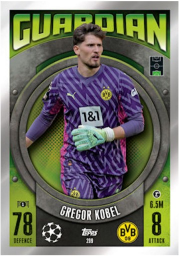 Topps Match Attax 2023/2024 - GUARDIAN - 209 ГРЕГОР КОБЕЛЬ