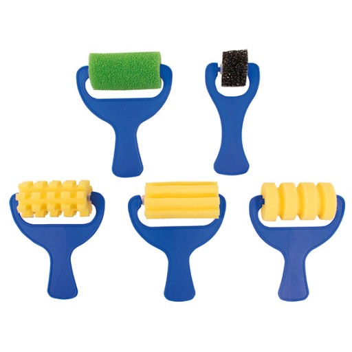 5× DIY Ролики Валики для малювання фарбами різних візерунків 5