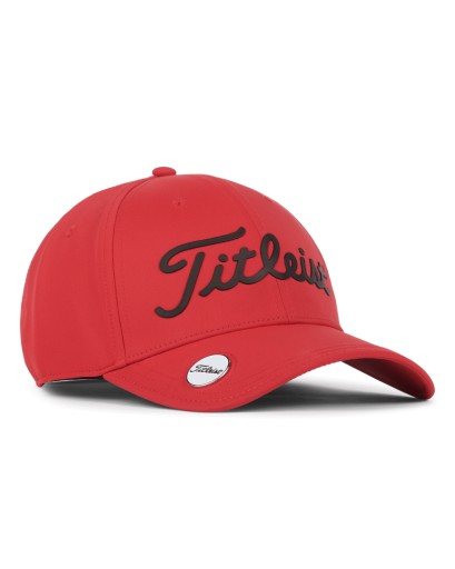 TITLEIST PLAYERS PERFECT CAP RED/BLACK