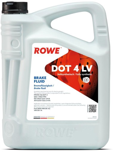 ROWE-HIGHTEC BRAKE FLUID DOT 4 LV-5L