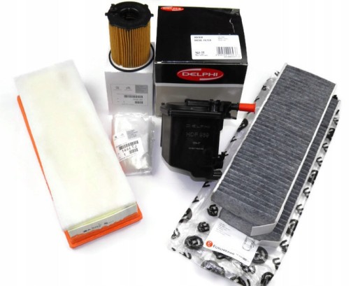 HDF939 - ФІЛЬТРИ НАБІР ФІЛЬТРІВ ОРИГІНАЛ PSA 1.6 HDI 16V