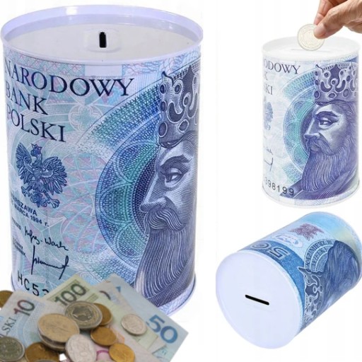 Скарбничка металева банка велика XXL