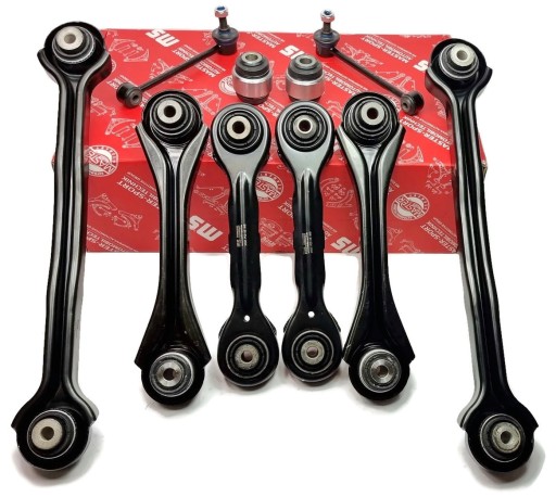 36827-SET-MS, 36827-SET-MS - Комплект задніх поперечних важелів bmw e90 e91 e81 e87 + втулки ms