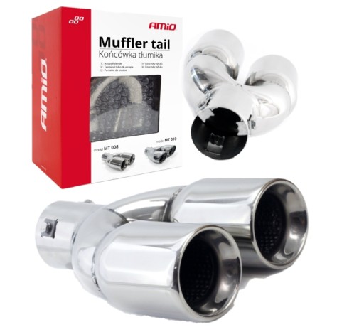 НАКОНЕЧНИК ВЫХЛОПНОГО ГЛУШИТЕЛЯ SPORT НАКЛАДКА ИЗ НЕРЖАВЕЮЩЕЙ СТАЛИ