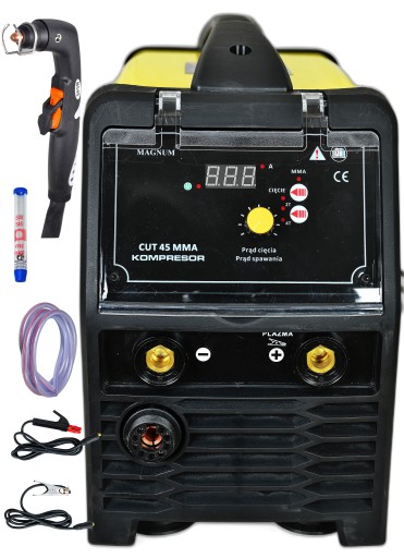ПЛАЗМЕННЫЙ РЕЗАК СВАРОЧНЫЙ АППАРАТ CUT 45 MMA КОМПРЕССОР