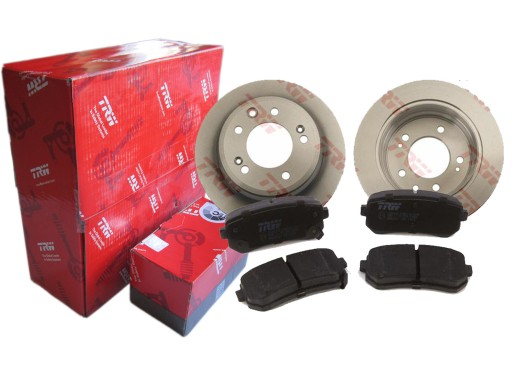 Диски колодки TRW задня HYUNDAI i30 ix35 KIA CEED