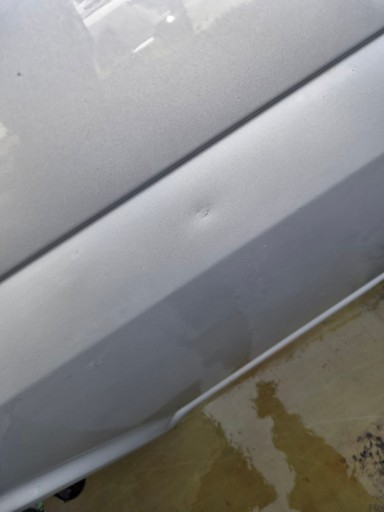 door front left VW T5 T5 LIFT front kierowca/ driver´s silver