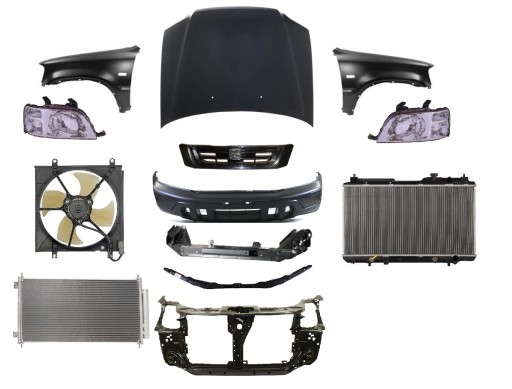 33101S10G01 - HONDA CRV 95-01 ПЕРЕДНИЙ БАМПЕР КАПОТ ФОНАРЬ КРЫЛО