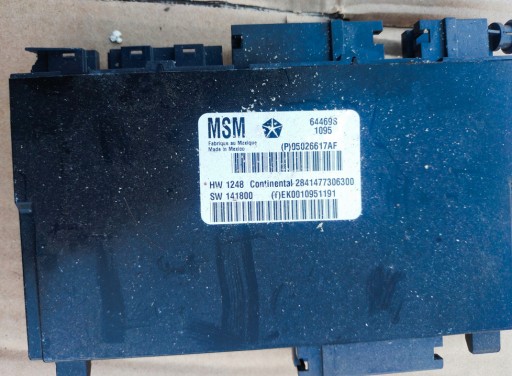 Модуль керування сидіннями jeep grand cherokee wk2 05026617af