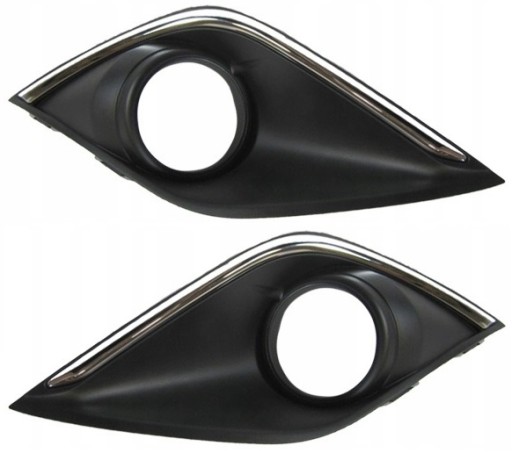 A10959 A10960 - MITSUBISHI OUTLANDER РАМКА РЕШЕТКА ГАЛОГЕН КОМПЛЕКТ