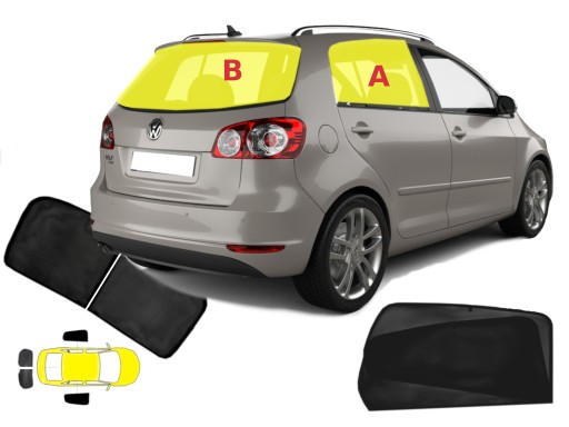 Солнцезащитные козырьки для VW Golf Plus