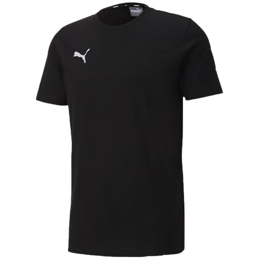 Pánske bavlnené tričko Puma teamGoal 23 krátky rukáv čierna veľ. XXL TTG